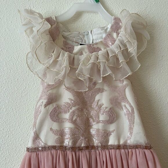 Rare Editions Girl Lace Dress sz 7 - Picture 3 of 5